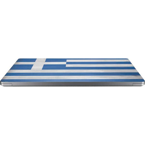 Greece Flag Distressed Universal Laptop 16in (13 x 9.4in) Skin